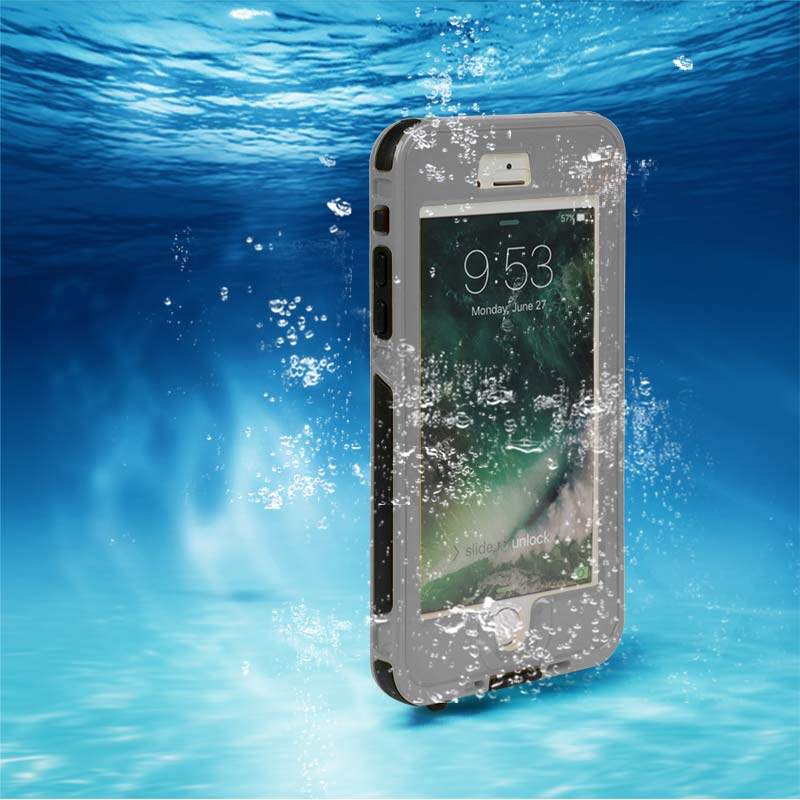 LJGelectro - Rugged Water-proof Hybrid Full Cover Case For iPhone 6 Plus