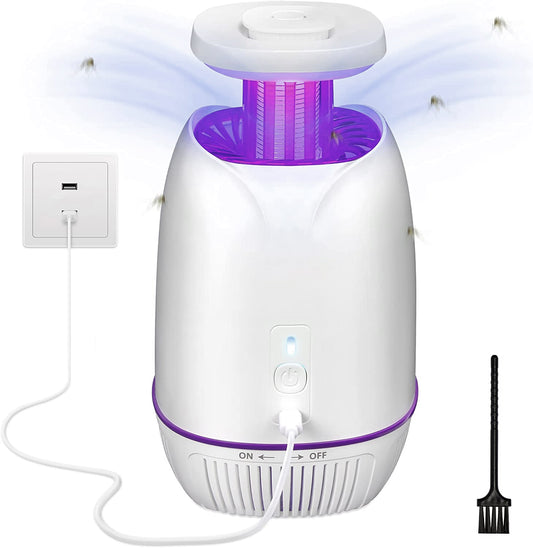 LJGelectro - Plug-in Mosquito Zapper Max 1076Sq.Feet Range Electric Fly Zapper with 3 Modes Mosquito Killer Lamp for Indoor Outdoor