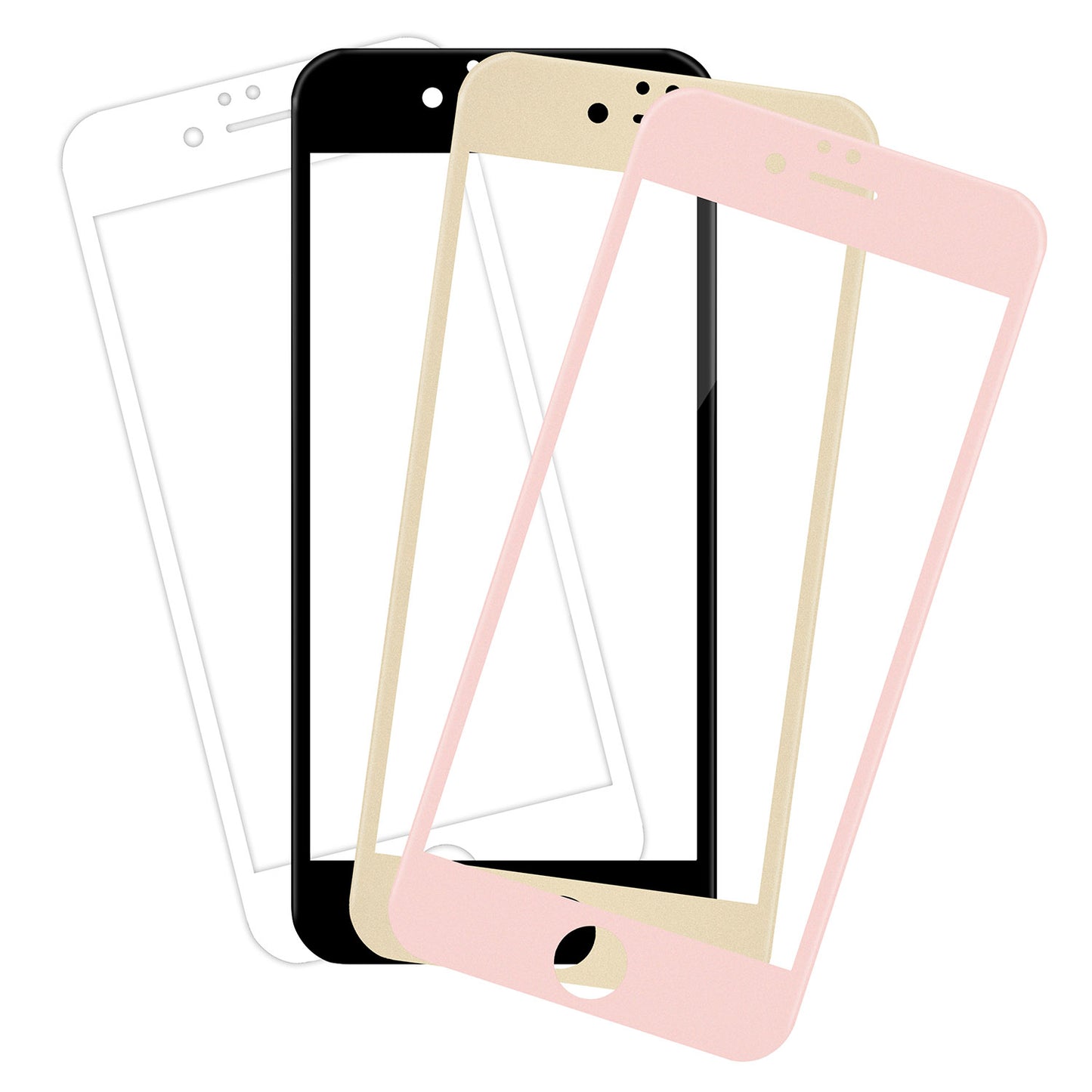 LJGelectro - 3D Curved Tempered Glass Full Cover Screen Protector for Apple iPhone 6