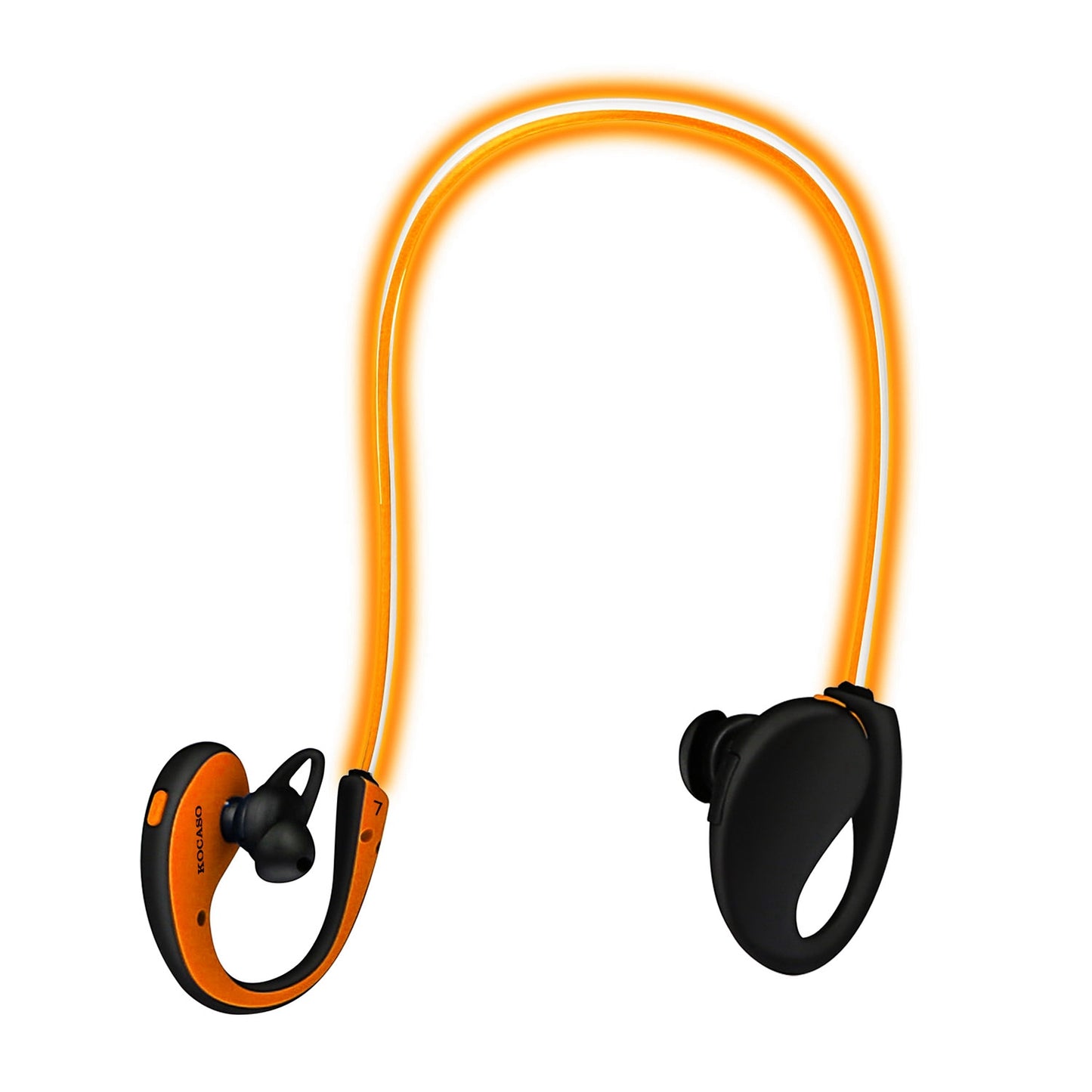 LJGelectro - Wireless Sports Headsets Wireless V4.1 Neckband Earphones HD Stereo Sweat-proof Headphones Earbuds w/ LED Light Mic 8Hrs Work Running