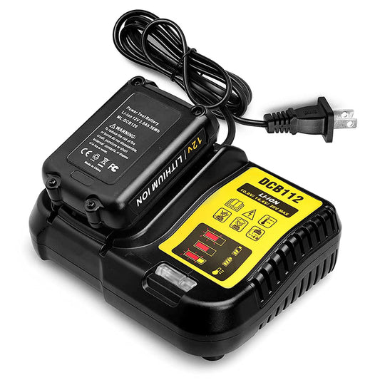 LJGelectro - Rapid Charger Replacement Fit for Dewalt 10.8-20V Battery DCB107 DCB101 DCB200 DCB205