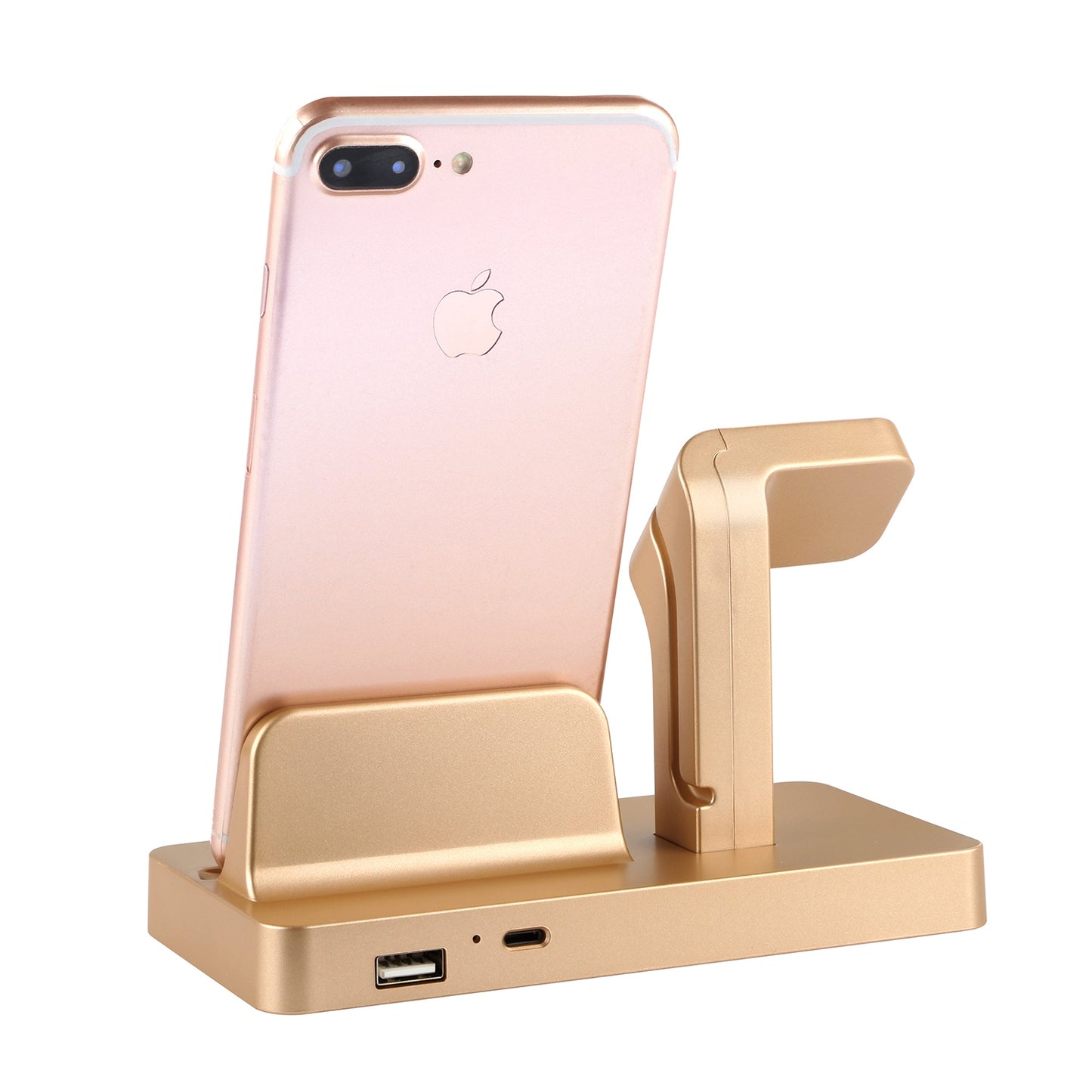 LJGelectro - Charging Stand Dock Station Charger Holder for Apple Watch Series iPhone 11/X/8/8Plus/7