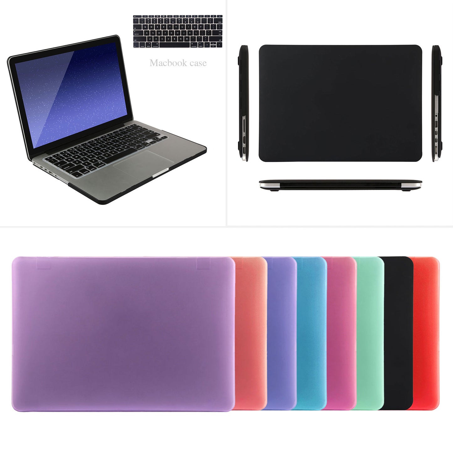 LJGelectro - Hard Shell Portfolio Case for Apple Macbook Pro 13’’ Retaina with Keyboard Skin