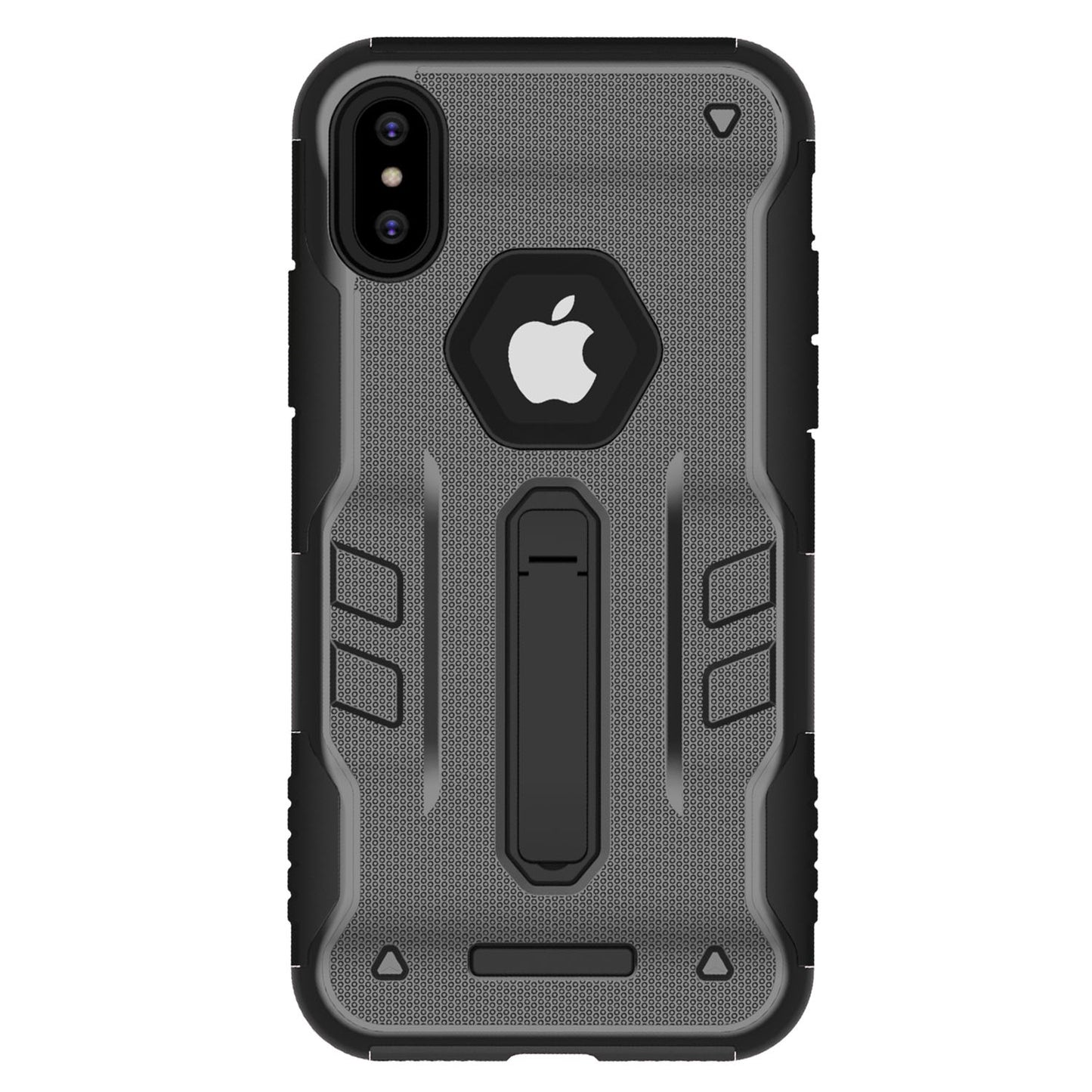 LJGelectro - Rugged Phone Case for iPhone X Drop-protection Phone Case with Kickstand Heavy Duty Dual Layers Phone Protective Cover