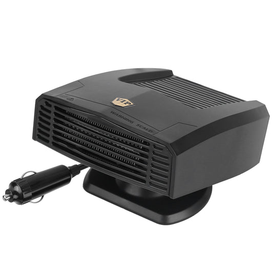 LJGelectro - 24V 180W Portable Car Heater Heating Fan 2 in 1 Defroster Defogger Demister Windshield Heater Automotive Cooling Fan with 360°Rotating Base