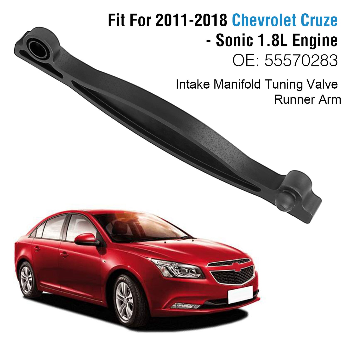 LJGelectro - Intake Manifold Tuning Valve Runner Arm Fit For Chevrolet Cruze - Sonic 1.8L Engine 2011-2018 OEM 55570283