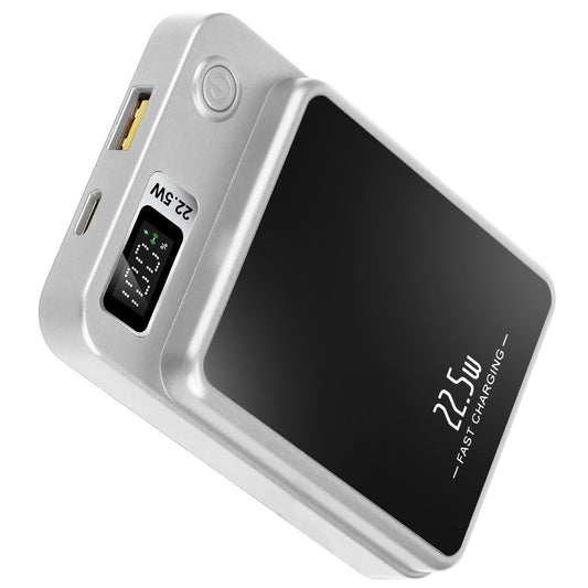 LJGelectro - 2 In 1 Magnetic Wireless Power Bank 10000mAh PD20W Fast Charger MagSafe Wireless Power Bank Fit for IOS Phones IOS Phone 14 Series And More