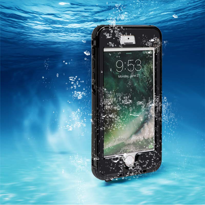 LJGelectro - Rugged Water-proof Hybrid Full Cover Case For iPhone 6 Plus