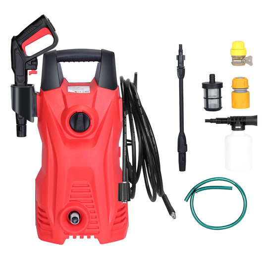 LJGelectro - Electric High Pressure Washer 3000PSI Max 2.6GPM Powerful Car Washer Pressure Cleaner with Adjustable Spray Nozzle Soap Dispenser IPX5 Waterproof for