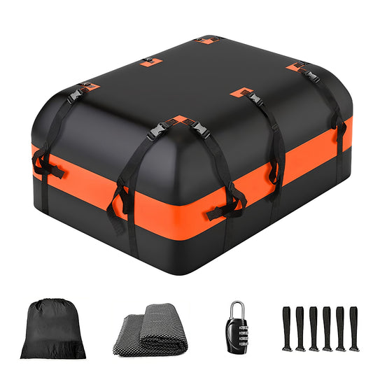 LJGelectro - Cargo Carrier Bag Rooftop Travel Bag 16 Cubic Feet Waterproof Luggage Storage Carriers Anti-Slip Mat Suit for All Vehicle