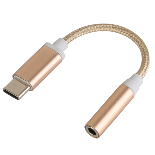 LJGelectro - USB-C Type C Adapter Port to 3.5mm Aux Audio Jack Earphone Headphone Cable Cord