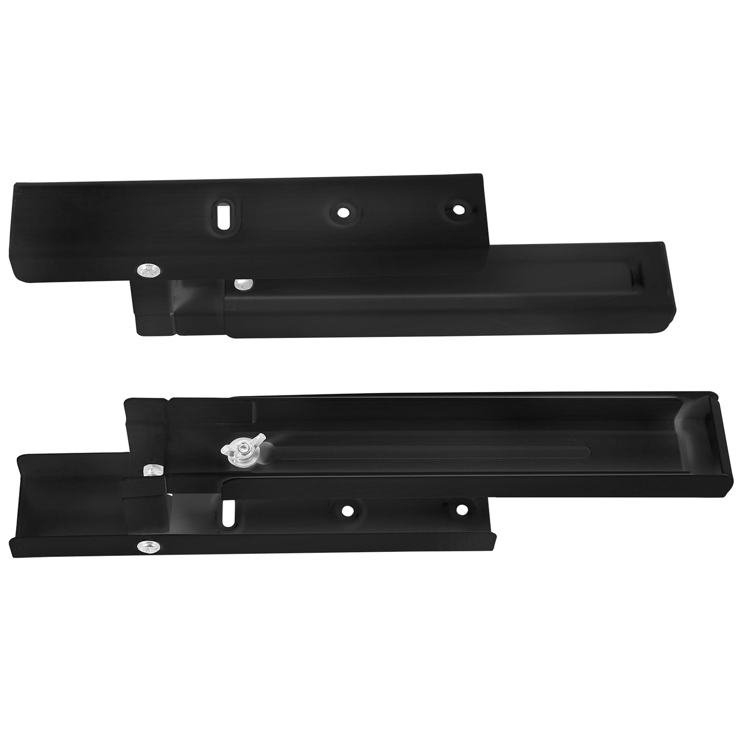 LJGelectro - 2 Pcs Microwave Brackets Adjustable Wall Mount Shelf Heavy Duty Carbon Steel Wall Microwave Cradle