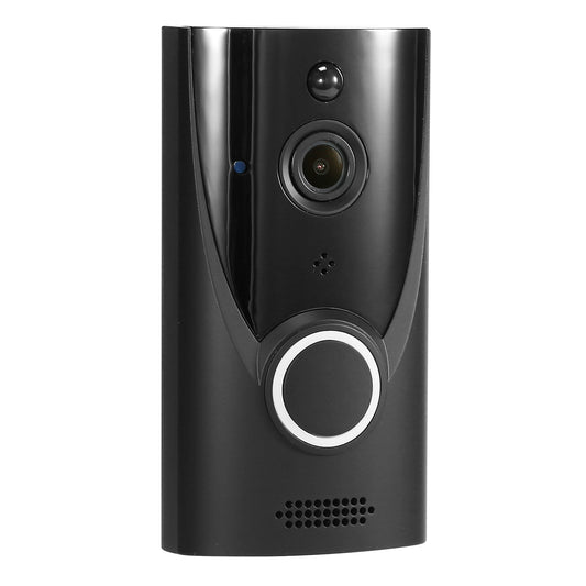 LJGelectro - WiFi Video Doorbell Wireless Door Bell 720P HD WiFi Security Camera w/ Two-way Talk PIR Motion Detection IR Night Vision Home Security Camcorder Offic