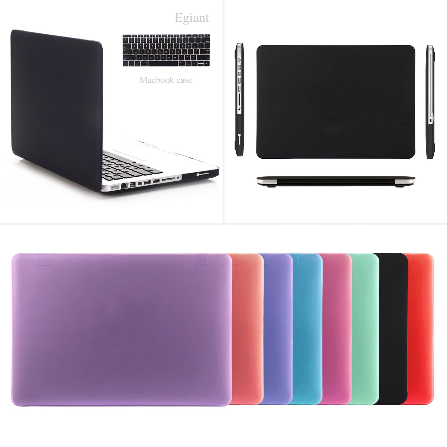 LJGelectro - Hard Shell Portfolio Case for Apple Macbook Pro 13’’ with Keyboard Skin