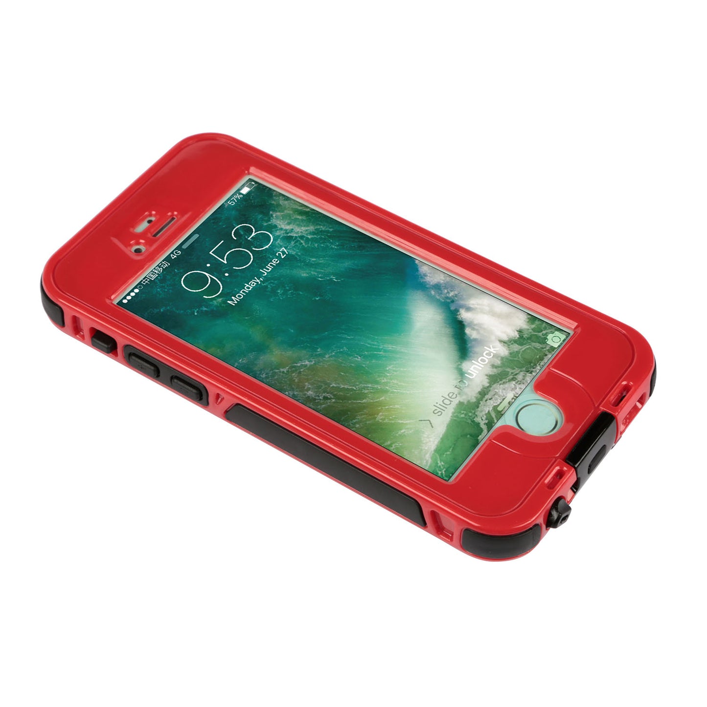 LJGelectro - Rugged Water-proof Hybrid Full Cover Case For iPhone 7