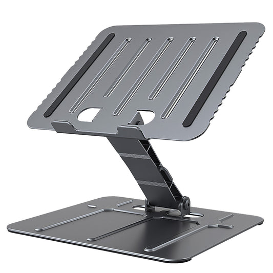 LJGelectro - Laptop Stand Riser Stepless Angle Adjustable Ergonomic Notebook Holder Heat Dissipation Notebook Elevator for Laptop Tablet Drawing Board up to 15.6in