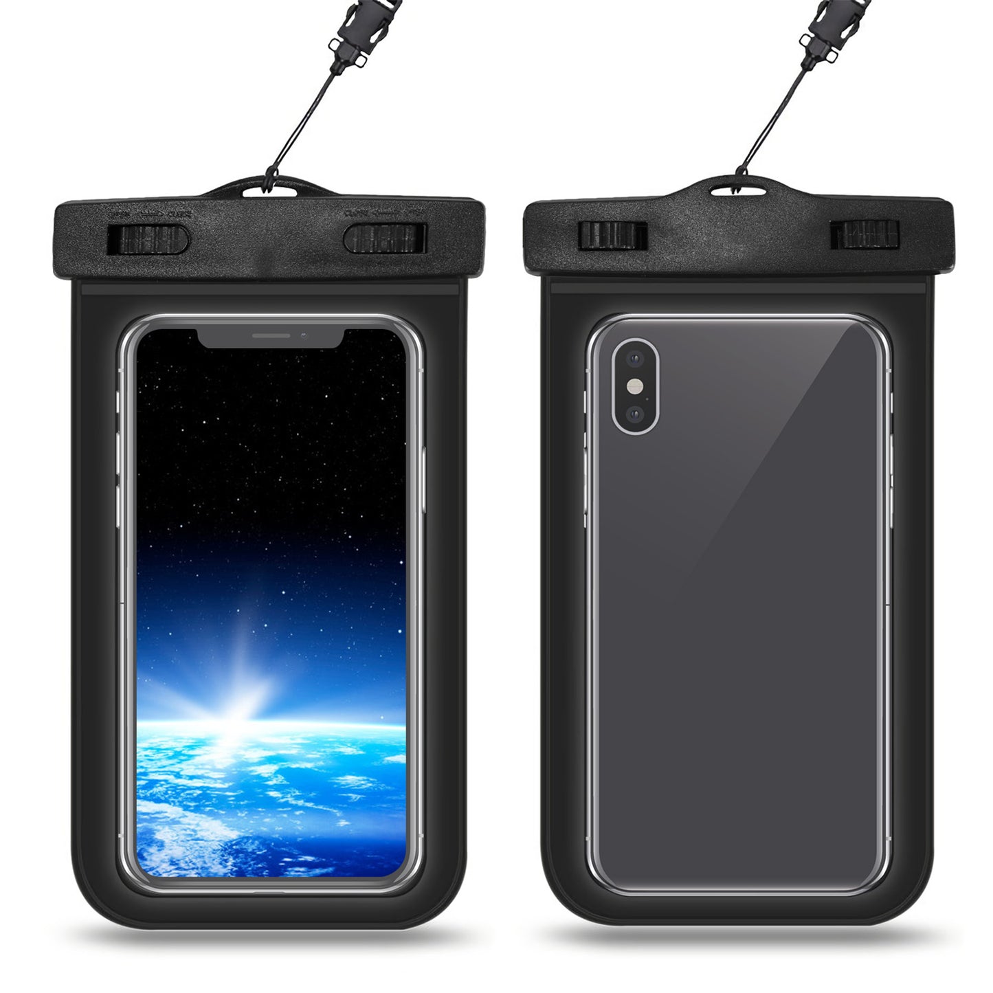 LJGelectro - Waterproof Phone Case IPX8 Waterproof Phone Pouch High Touch Sensitive Underwater Protective for iPhone 8Plus/7Plus/6Plus Samsung Galaxy S7 Edge up to