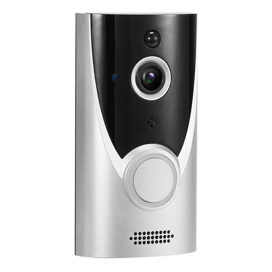 LJGelectro - WiFi Video Doorbell Wireless Door Bell 720P HD WiFi Security Camera w/ Two-way Talk PIR Motion Detection IR Night Vision Home Security Camcorder Offic