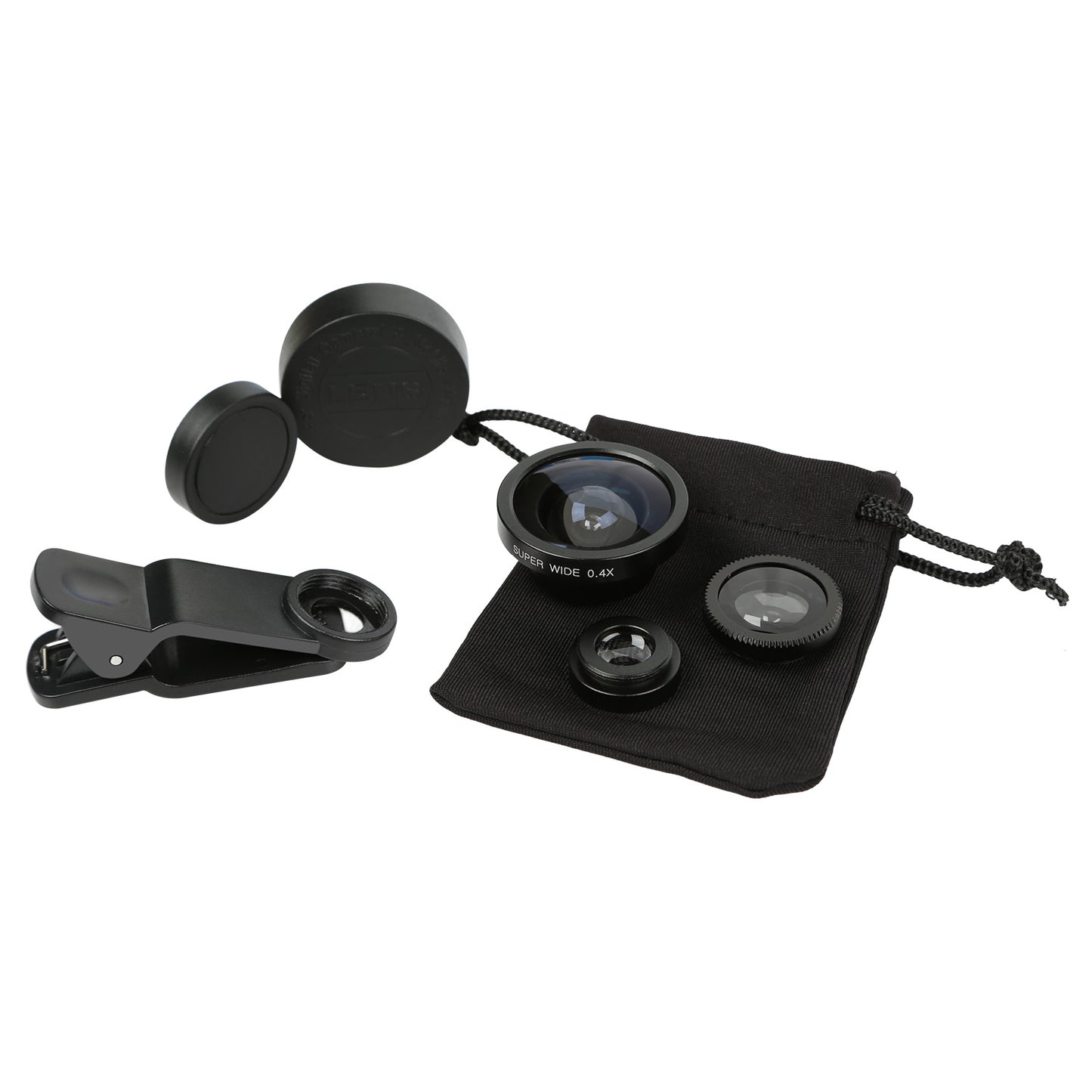 LJGelectro - 3-in-1 Universal Clip Photo Lens Kit