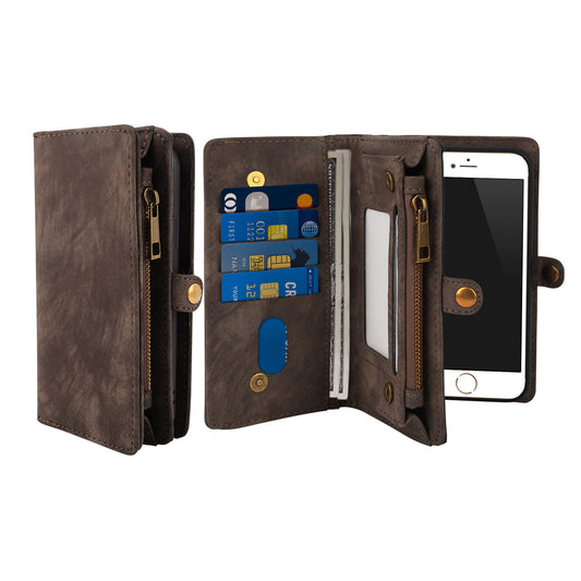 LJGelectro - PA_IP6SWalletCase(DarkBrown)_GPCT1072