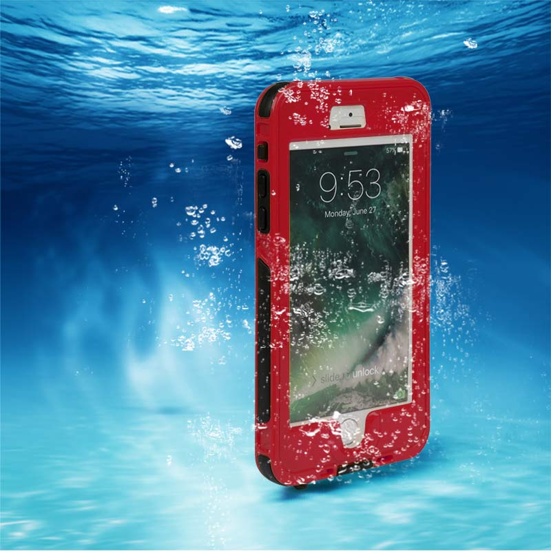 LJGelectro - Rugged Water-proof Hybrid Full Cover Case For iPhone 6 Plus