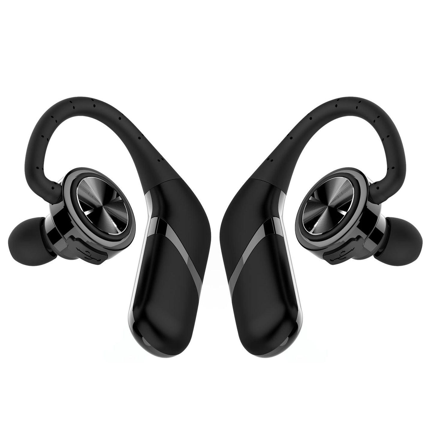 LJGelectro - True Wireless Earbuds Wireless V5.0 Stereo Earphones IPX6 Waterproof Headphones 11Hrs Playtime Deep Bass w/ Mic Headsets