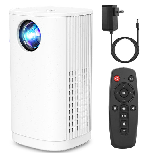 LJGelectro - WiFi Mini Projector Portable 1080P Projector Phone Projector Home Movie Projector Compatible with IOS Android iPads U Disk