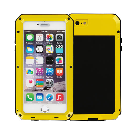 LJGelectro - Rugged Shock-Resistant Hybrid Full Cover Case For iPhone 6 Plus