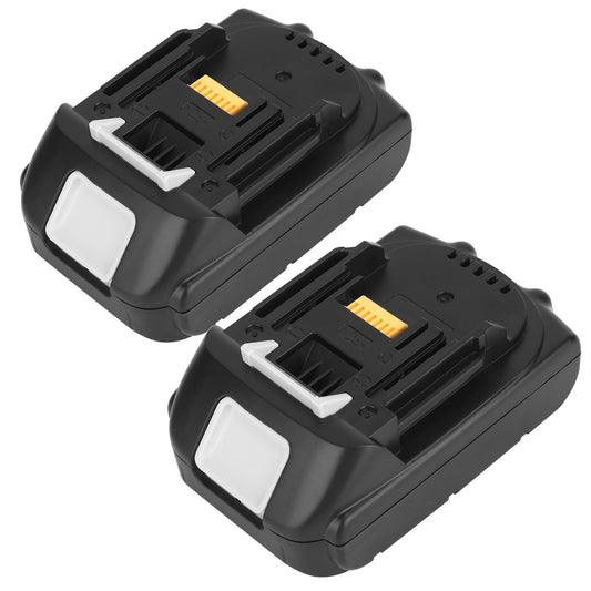 LJGelectro - 2Packs 18V Li-ion Power Tool Battery Replacement Fit for Makita 194205-3 194309-1 BL1830 BL1815 LXT400