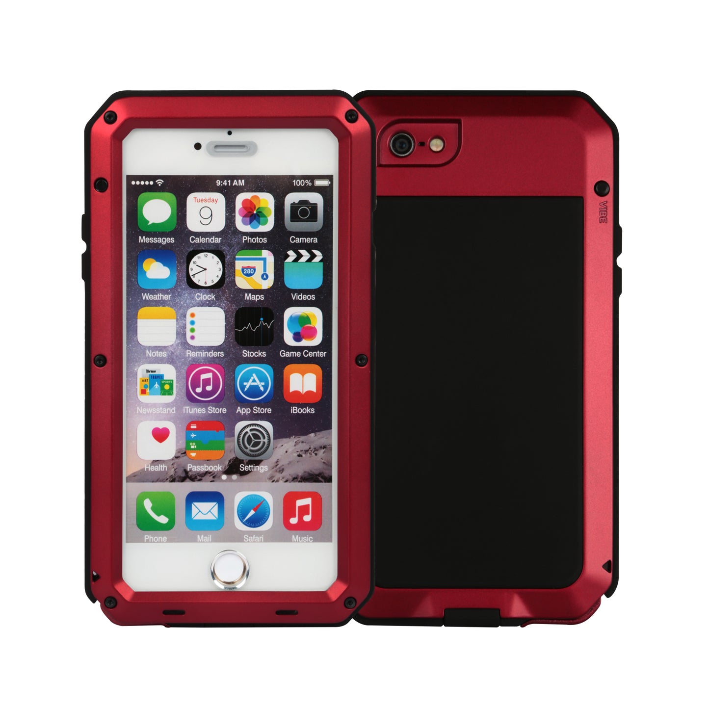 LJGelectro - Rugged Shock-Resistant Hybrid Full Cover Case For iPhone 6s Plus