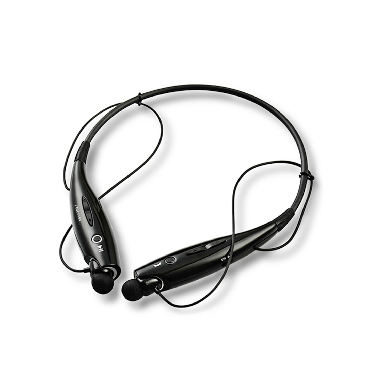 LJGelectro - iNOVA Wireless Sports Stereo Hands Free Headset for Phone and Tablet in Black