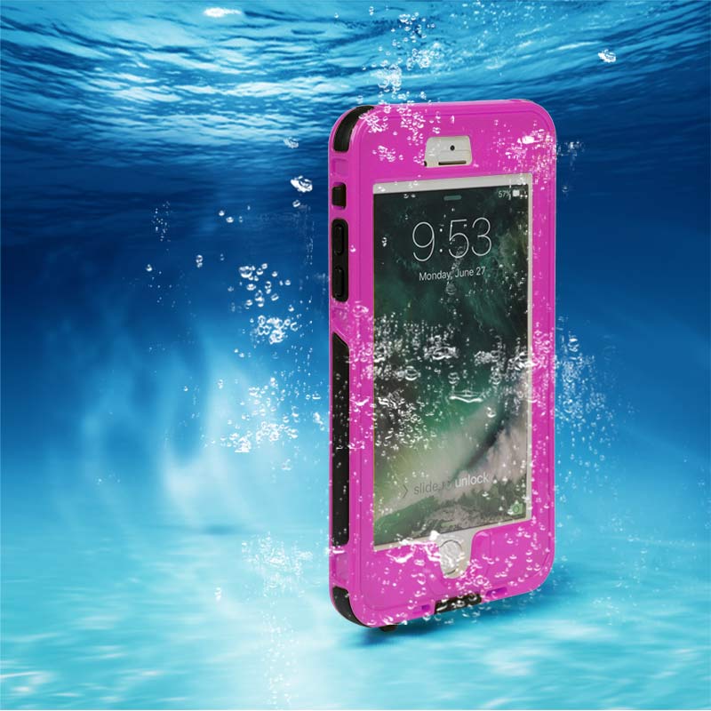 LJGelectro - Rugged Water-proof Hybrid Full Cover Case For iPhone 6 Plus