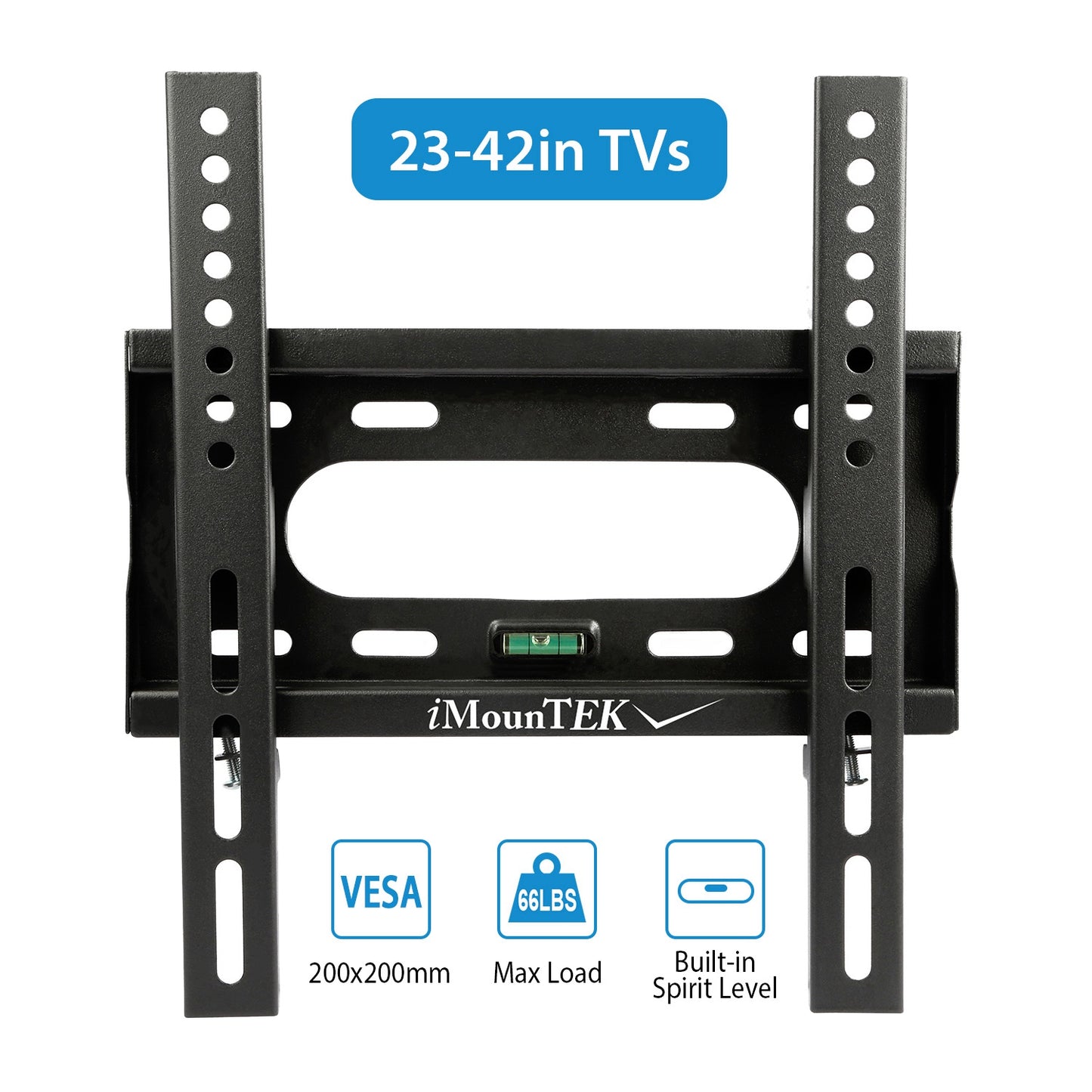 LJGelectro - TV Wall Mount Dual Arm TV Mount Bracket Max. VESA 200x200mm For 23-42 In TVs