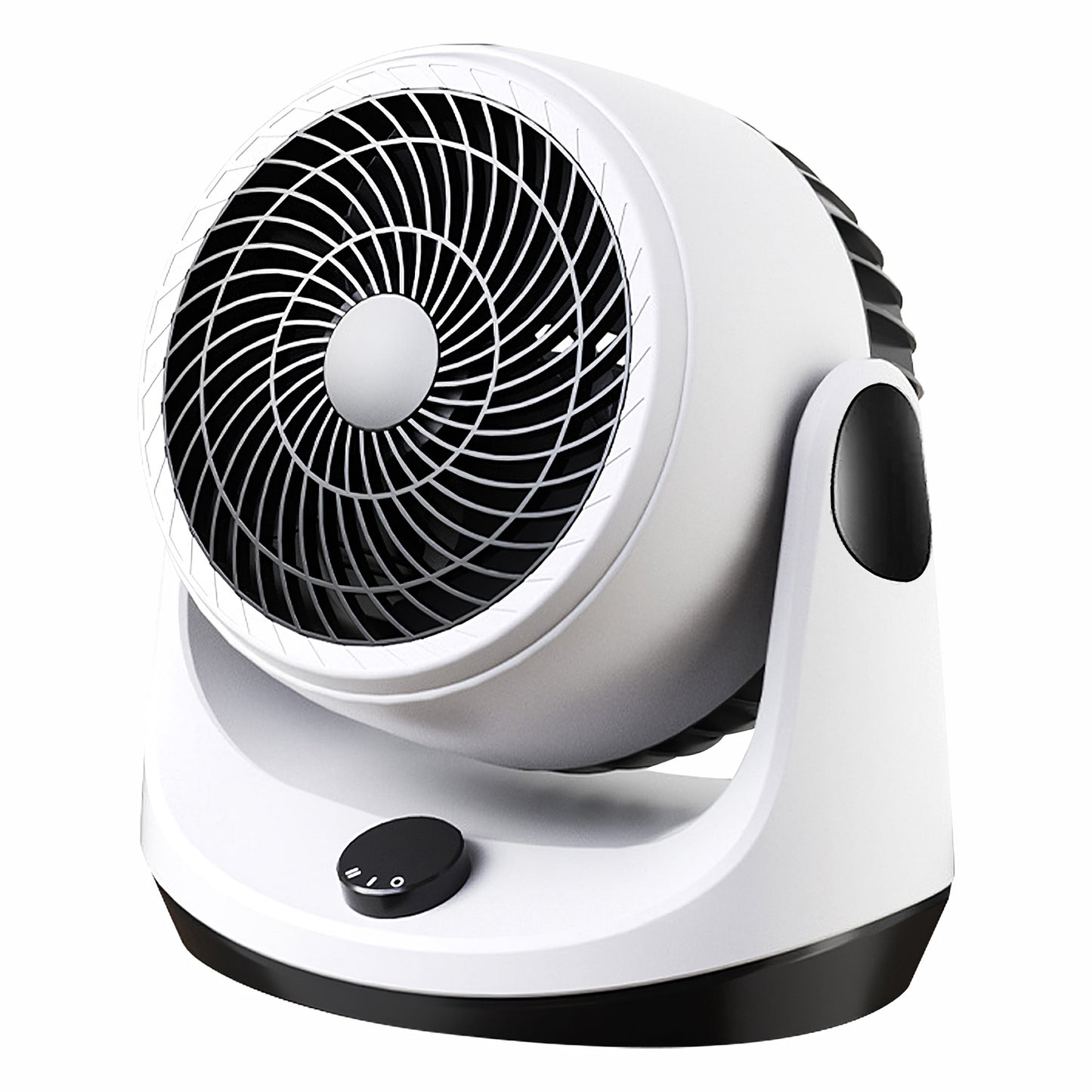 LJGelectro - Table Desktop Fan Air Circulator Office Fan with 2 Speeds 270° Adjustable Head USB Plug Play for Room Office Kitchen Office