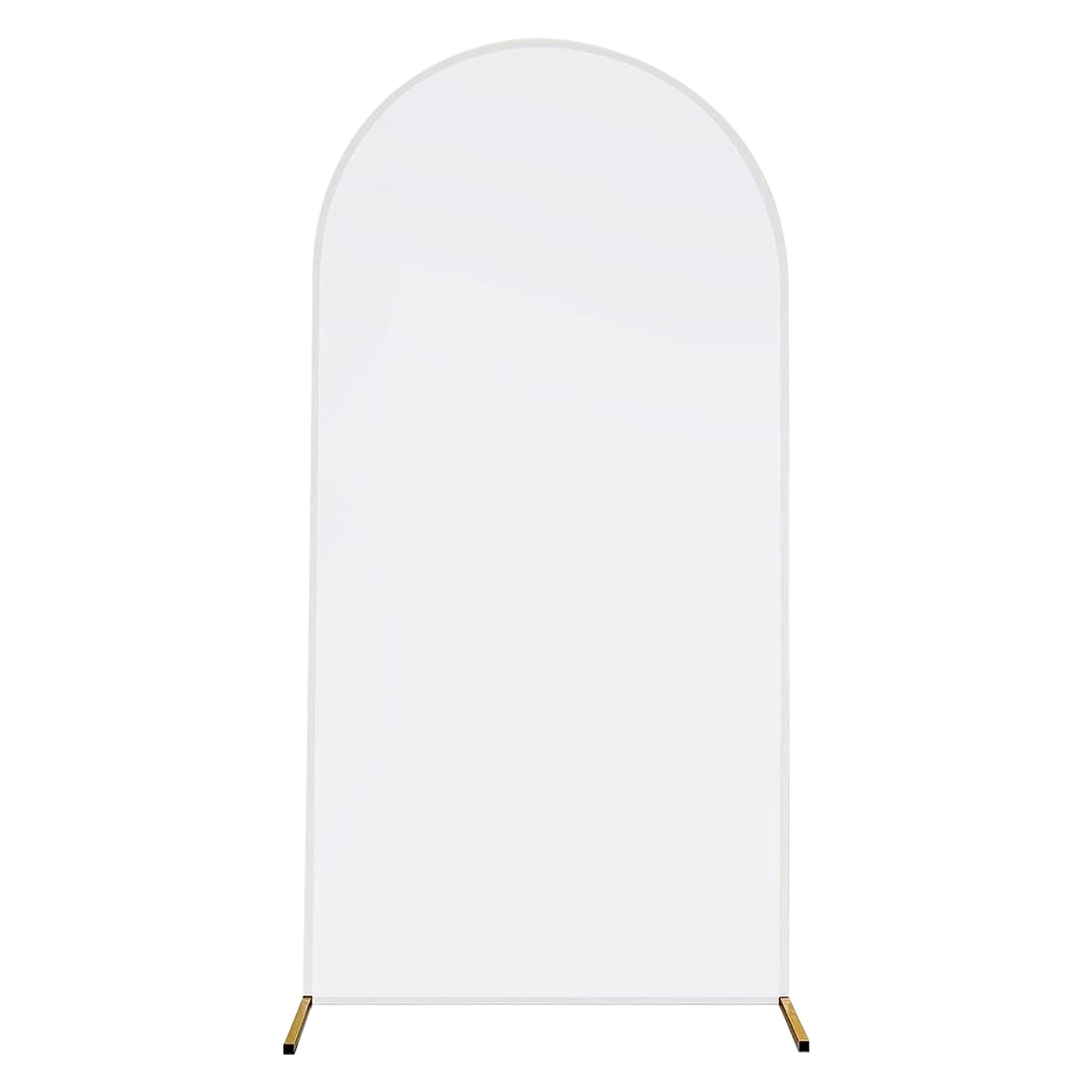 LJGelectro - Arch Backdrop Stand Cover 3.28x6.56FT White Spandex Fitted Wedding Arch Cover Elastic Double-Sided Background Covering for Birthday Party Ceremony Dec