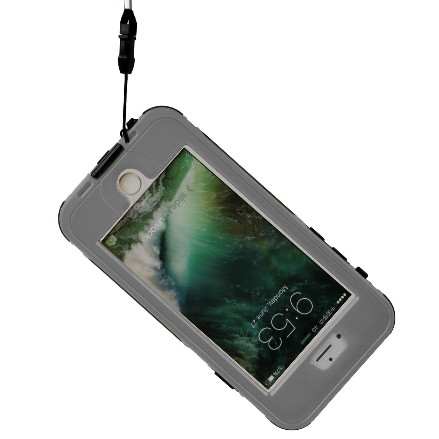 LJGelectro - Rugged Water-proof Hybrid Full Cover Case For iPhone 6 Plus