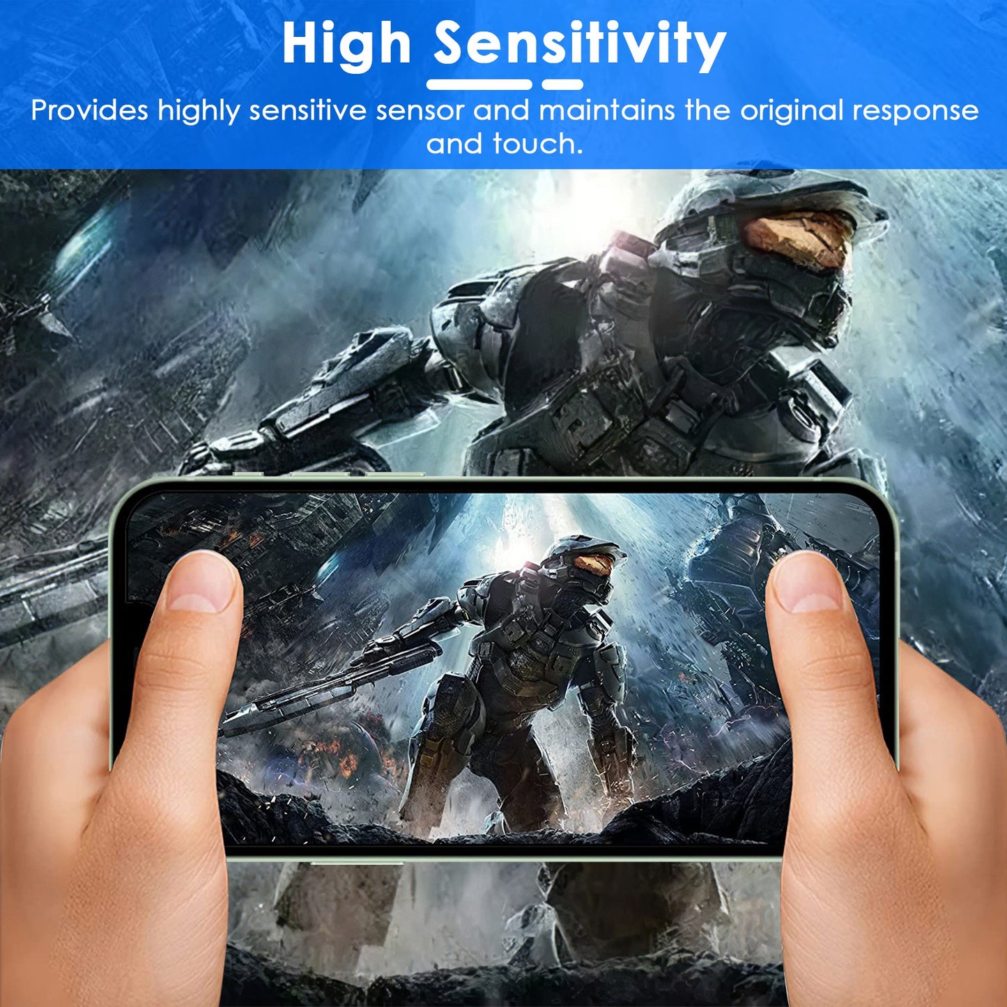 LJGelectro - 2Pcs HD Clear Screen Protectors 2Pcs Camera Len Protectors Tempered Glass Film Full Coverage Screen Protector Set Fit for IOS Phone 14/14Plus/14Pro/14