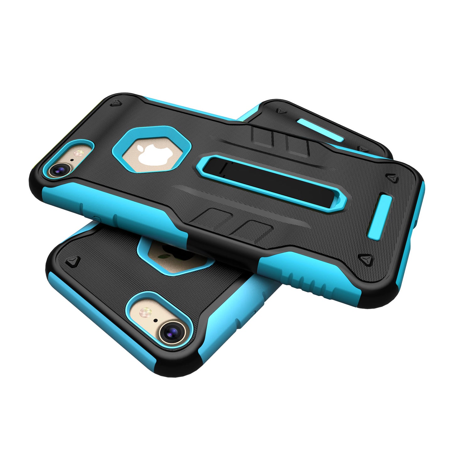 LJGelectro - PA_iPhone8Case(Aqua_BLK)_GPCT1038