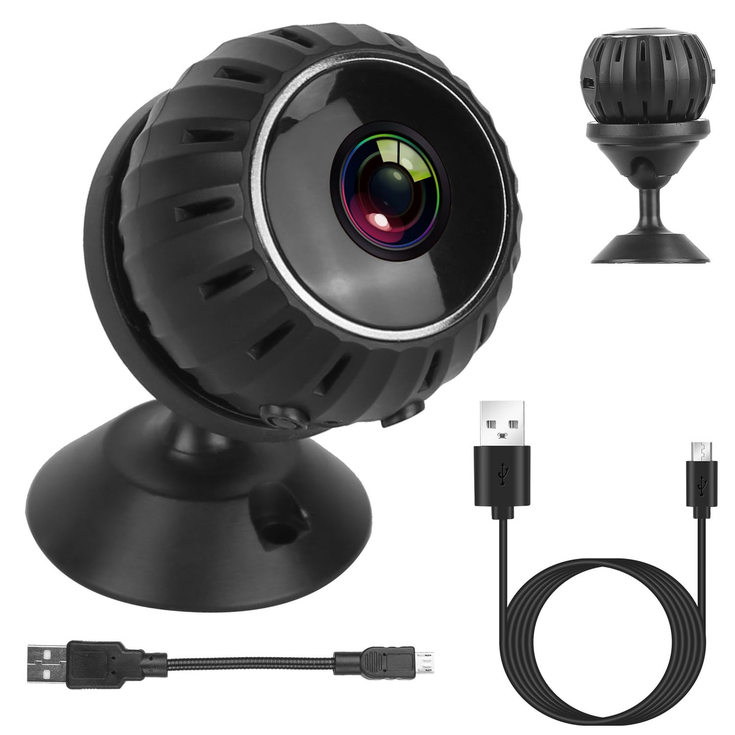 LJGelectro - Mini Wireless Camera Wifi IR Night Vision HD 1080p Home Security Camera for Home Indoor Office Baby Pet