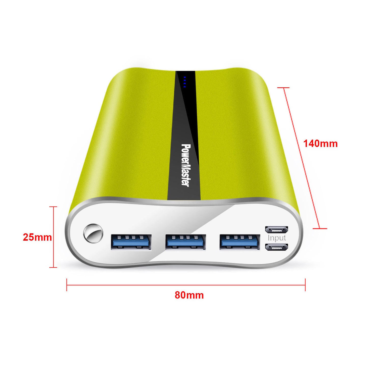 LJGelectro - Portable Charger PowerMaster 20000mAh Power Bank Total 5.8A Output 3-USB Ports External
 
 Battery Pack Portable Phone Charger for IOS Phone11/Pro/Max/8