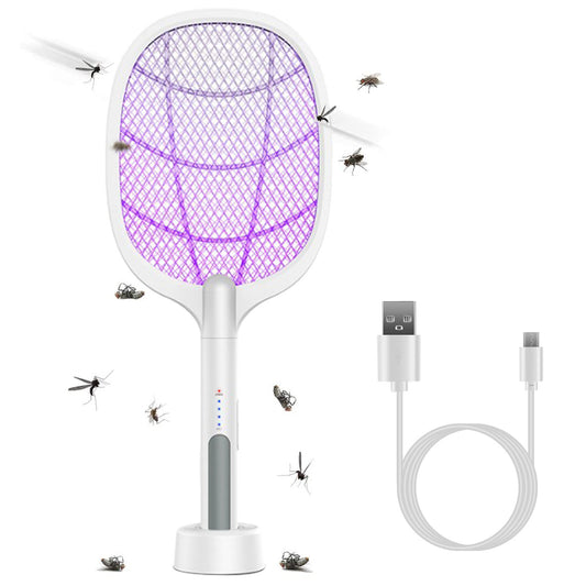 LJGelectro - 2 in 1 Electric Rechargeable Bug Zapper Mosquito Insect Killer Fly Swatter Mosquito Zapper Racket Mosquito Trap Catcher