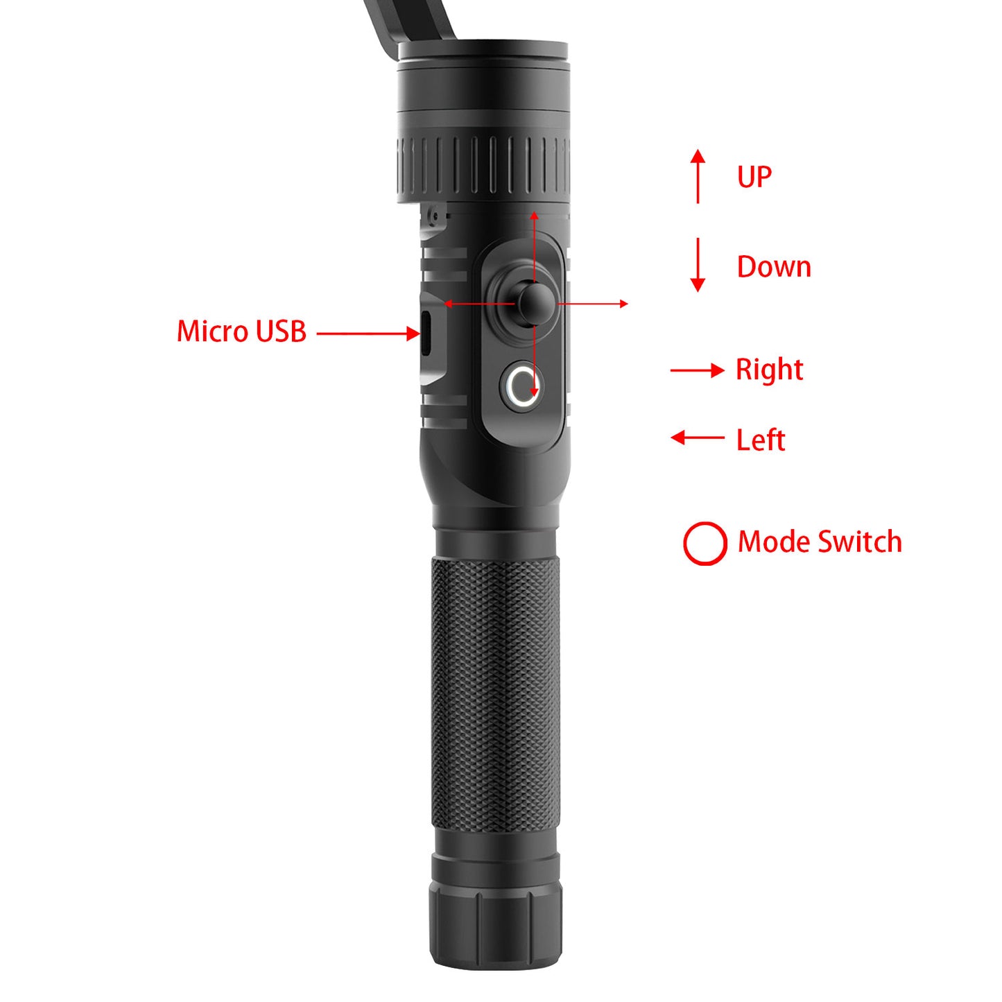 LJGelectro - 3-Axis Handheld Gimbal Stabilizer for Smartphones up to 6”