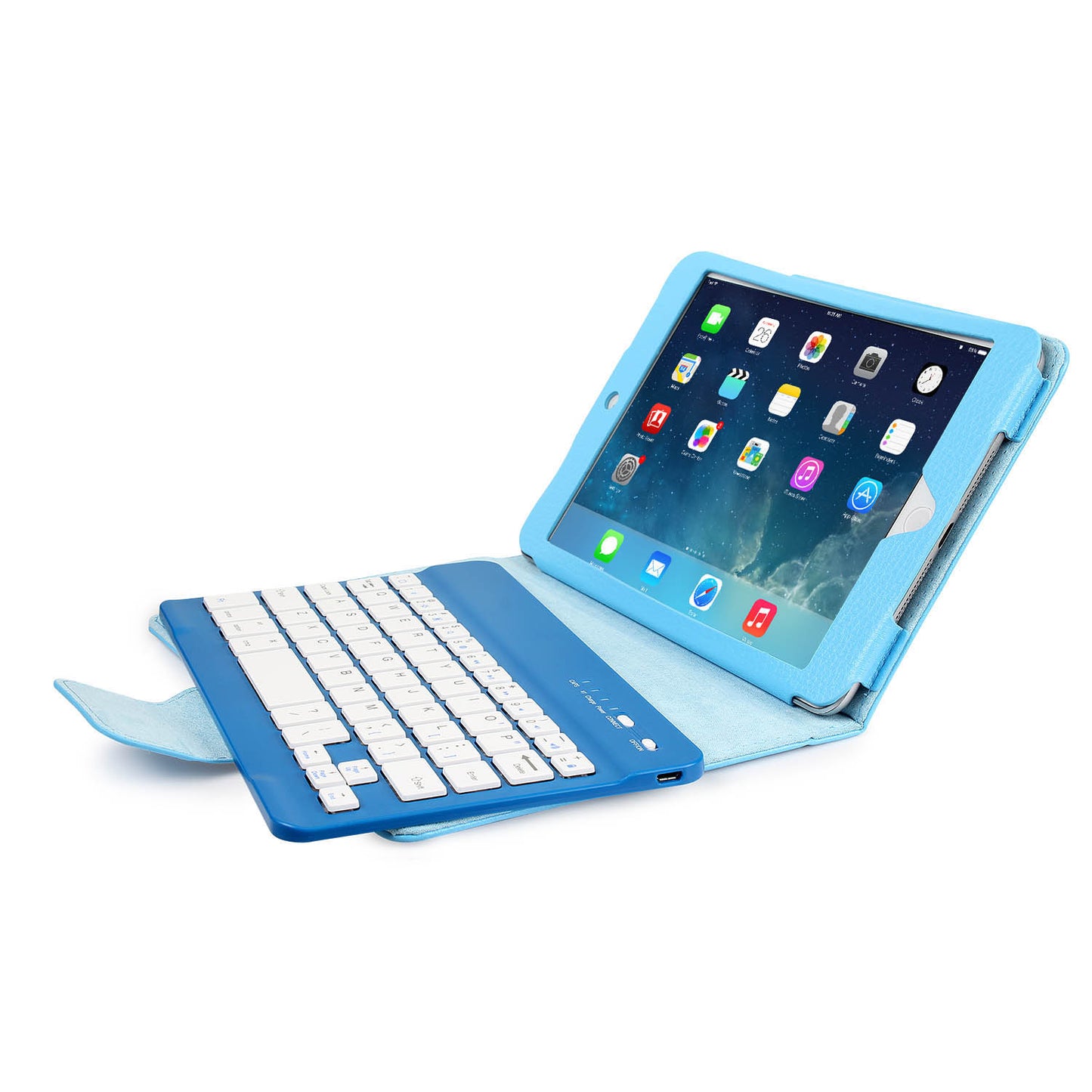 LJGelectro - Wireless Keyboard Case for iPad Mini and Mini2