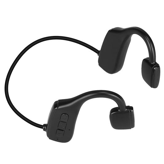 LJGelectro - Wireless V5.1 Bone Conduction Headphone Open Ear Sports Wireless Headset with Mic IPX5 Sweatproof