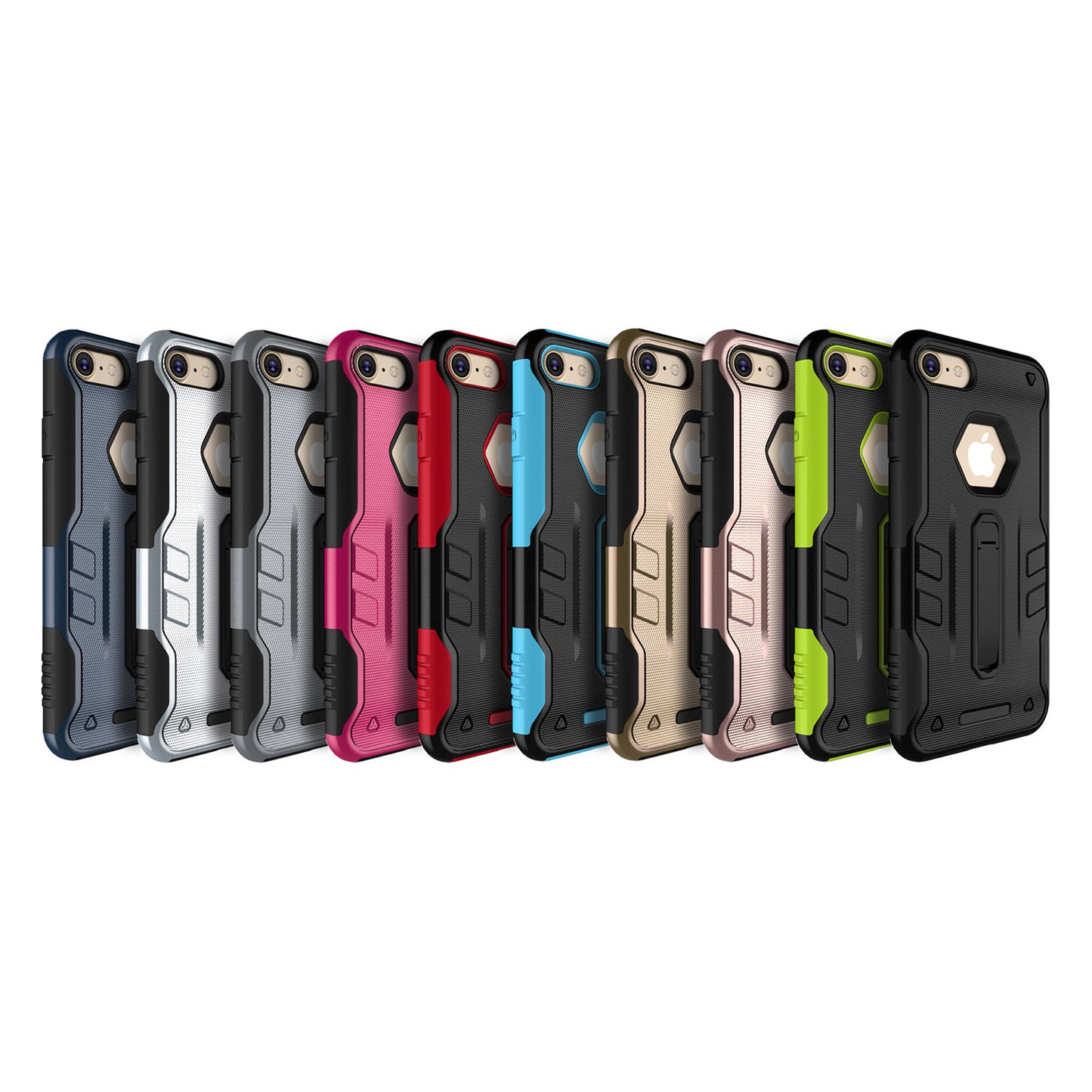 LJGelectro - PA_iPhone8Case(Aqua_BLK)_GPCT1038