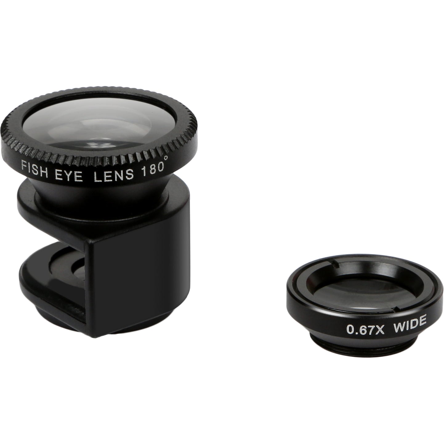 LJGelectro - 3-in-1 Universal Clip Photo Lens Kit Fish eye / Wide Angle/Macro lens for iPhone 5