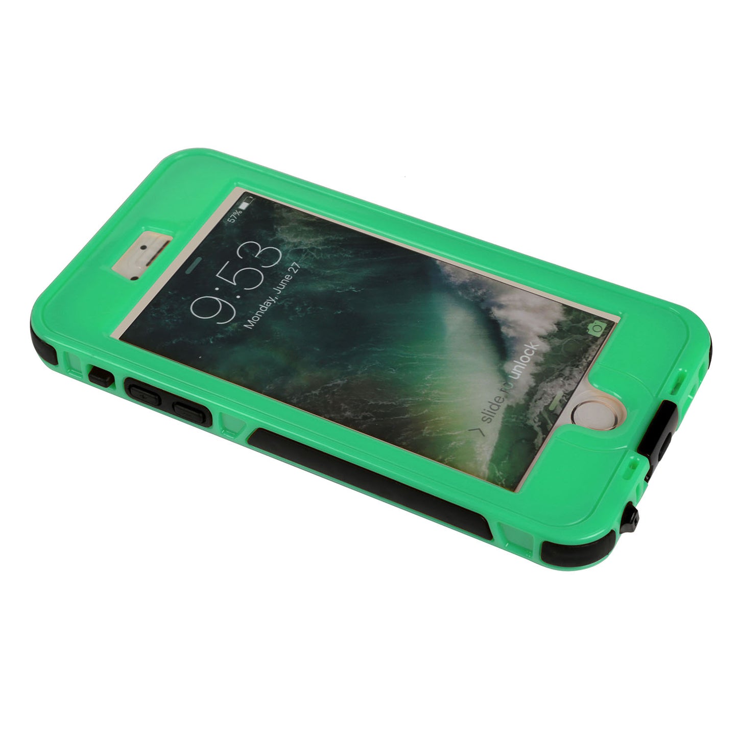 LJGelectro - Rugged Water-proof Hybrid Full Cover Case For iPhone 6 Plus