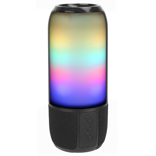 LJGelectro - Wireless Portable Speaker Loud Stereo Speaker with 6 Color Changing Lights Radio Party TWS Speaker for Home Outdoor Travelling