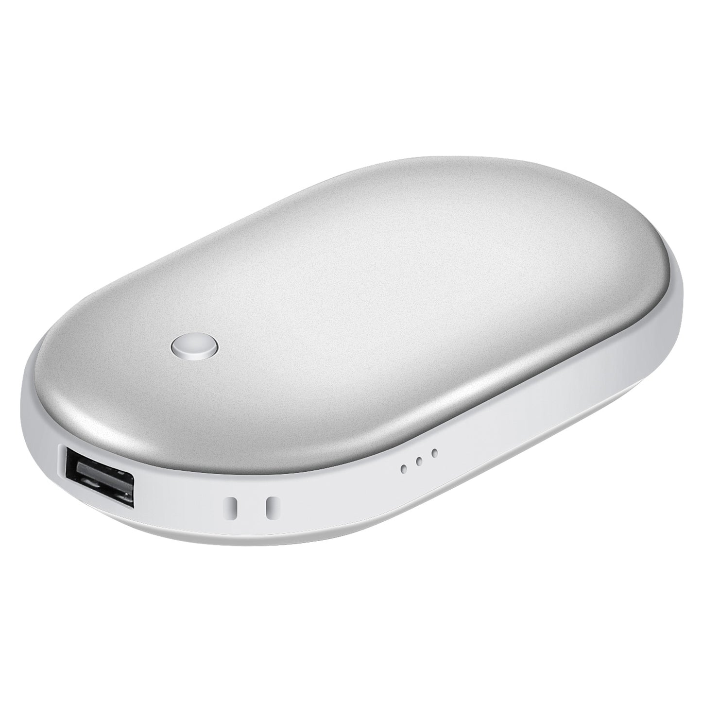 LJGelectro - Portable Hand Warmer 5000mAh Power Bank Rechargeable Pocket Warmer Double-Sided Heating Handwarmer