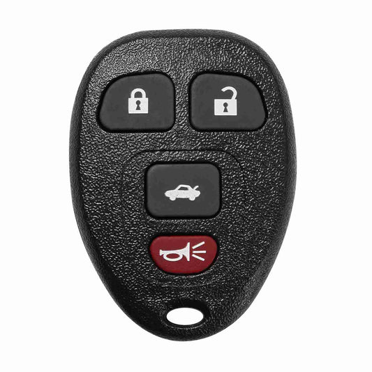 LJGelectro - 2 Keyless Entry Car Key Remote Key Fob Case Button Pad Replacement for 2009-2012 Chevrolet Malibu KOBGT04A